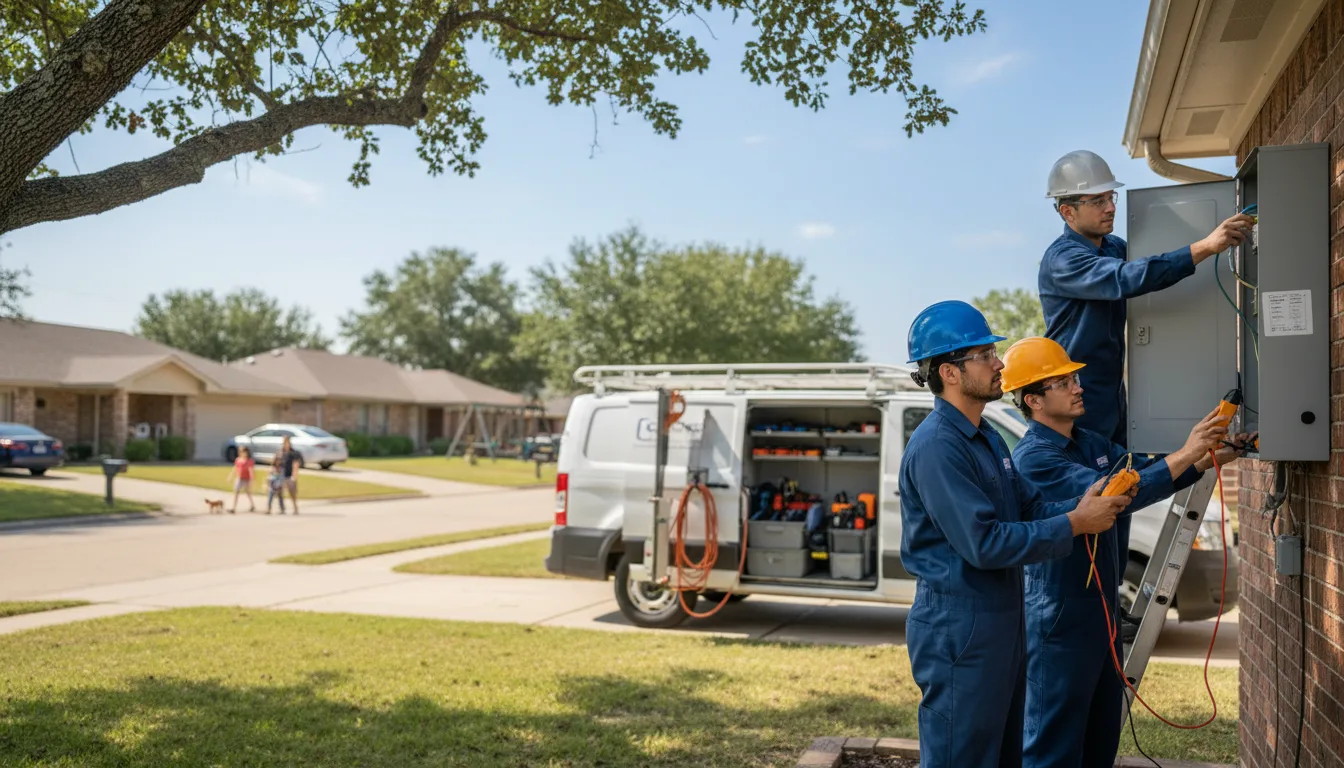Certified electrician providing emergency electrical services in Bedford, IN